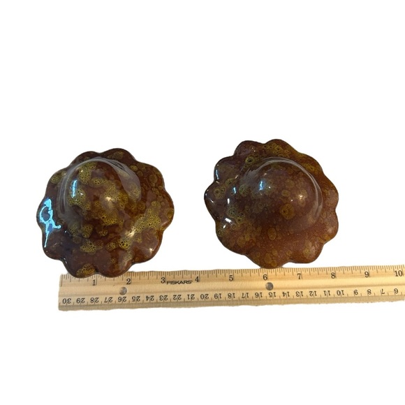 Vintage Mid Century Modern Ceramic Mushroom Sculptures - Set of 2 - Picture 11 of 11